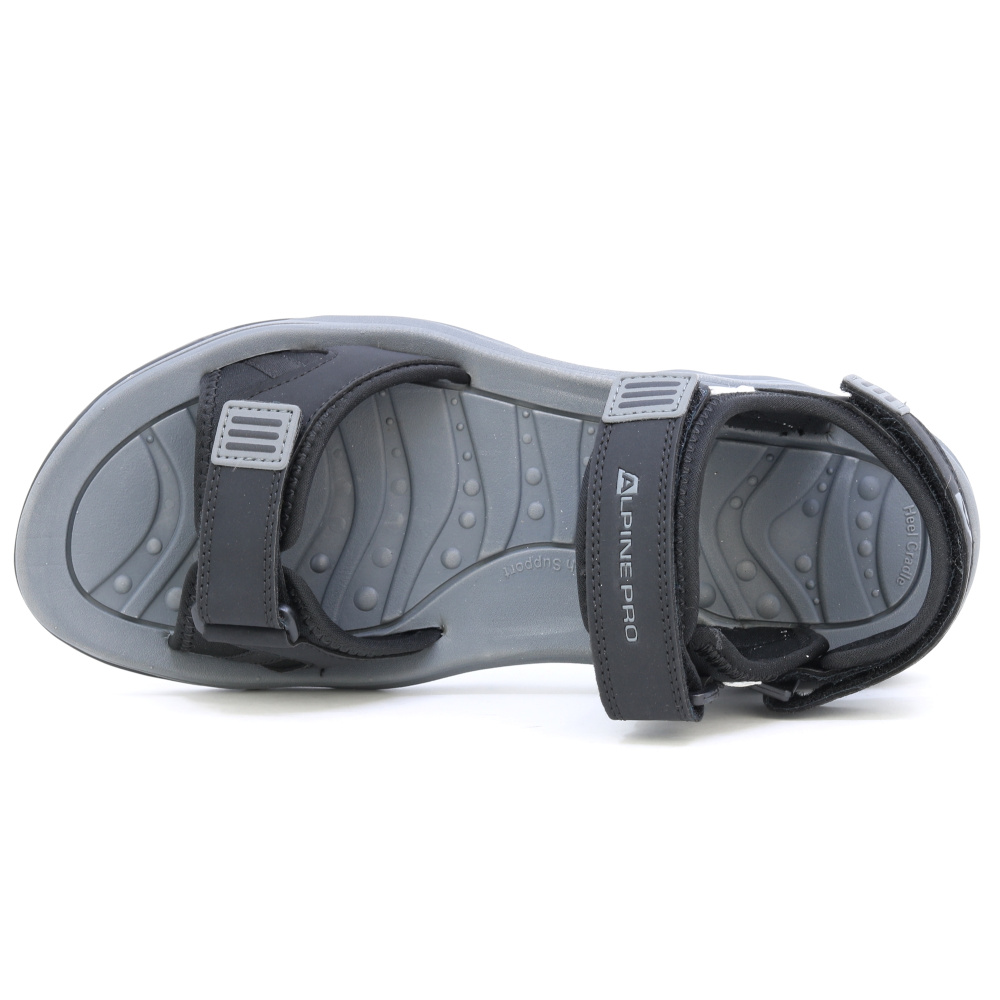 detail ALPINE PRO Torres černý pánský outdoor sandál