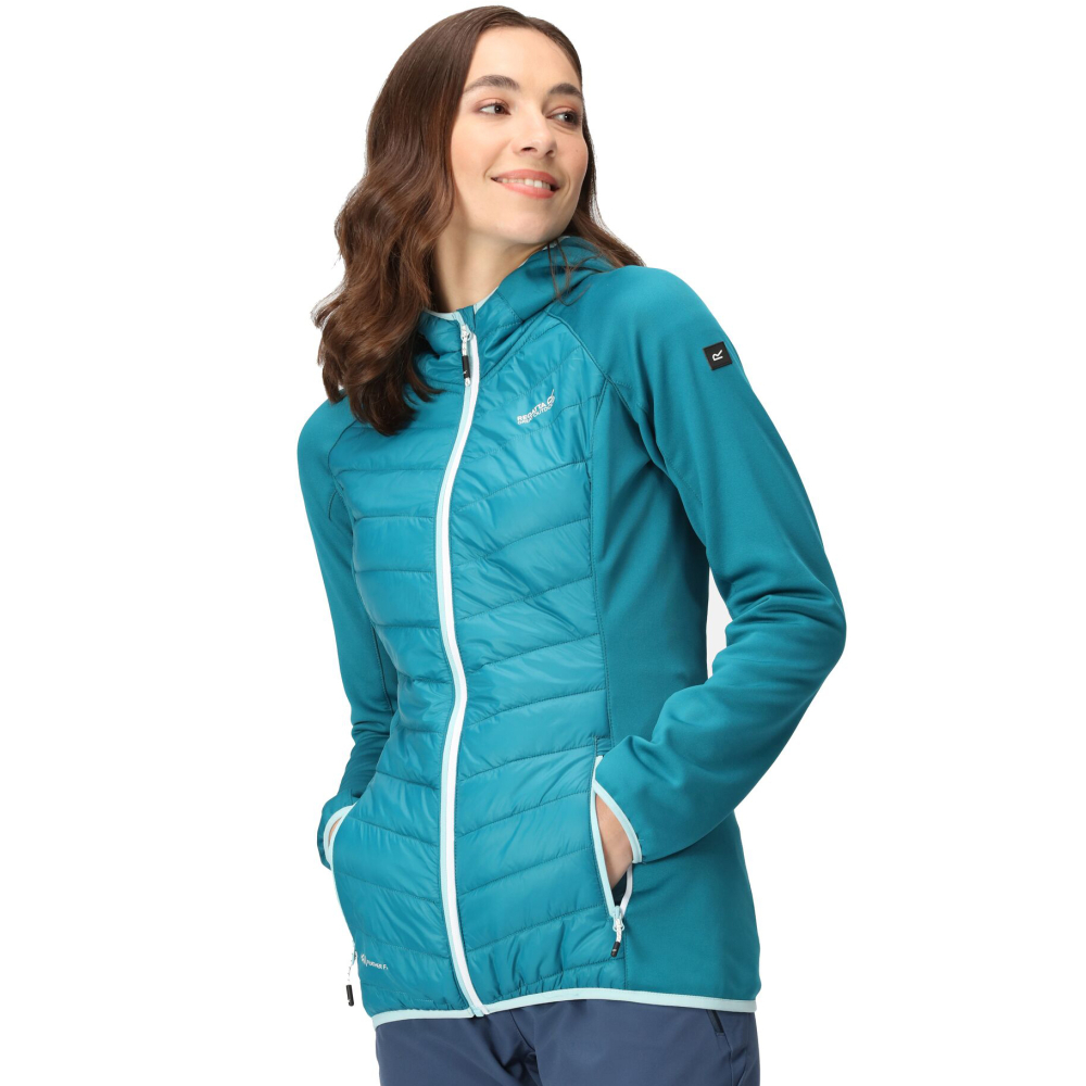 detail REGATTA Andreson VIII Hybrid modrá dámská outdoor bunda Nová kolekce