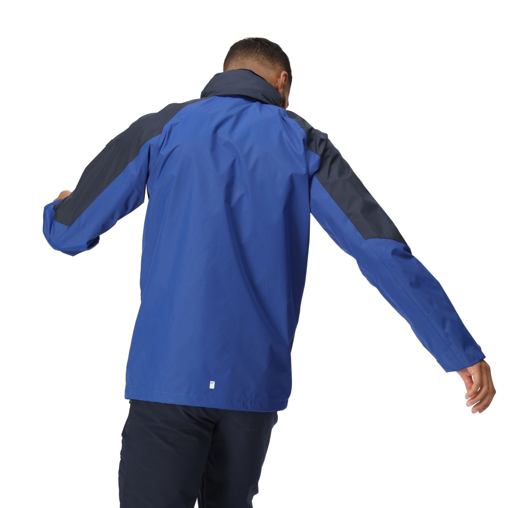 detail REGATTA Calderdale IV modrá pánská outdoor bunda Isotex 5000 mm