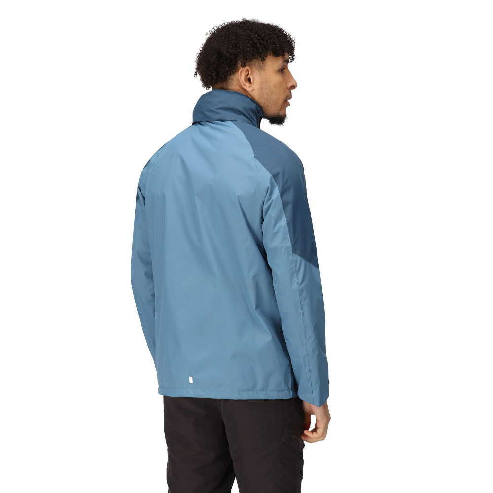 detail REGATTA Calderdale IV modrá pánská outdoor bunda Isotex 5000 mm