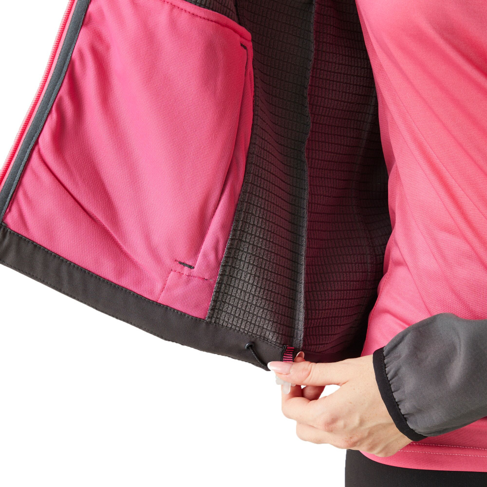 detail REGATTA Arec III šedá dámská softshell bunda