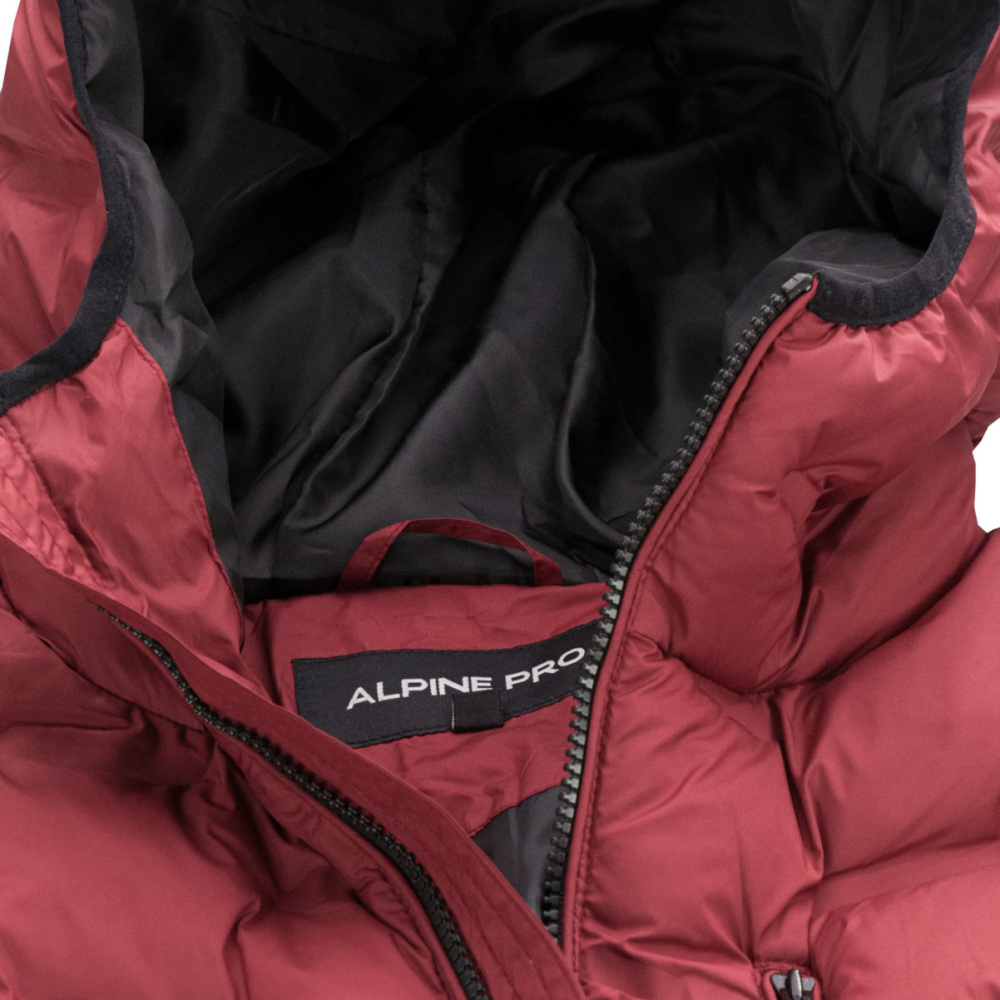 detail ALPINE PRO Mared vínová pánská zimní bunda
