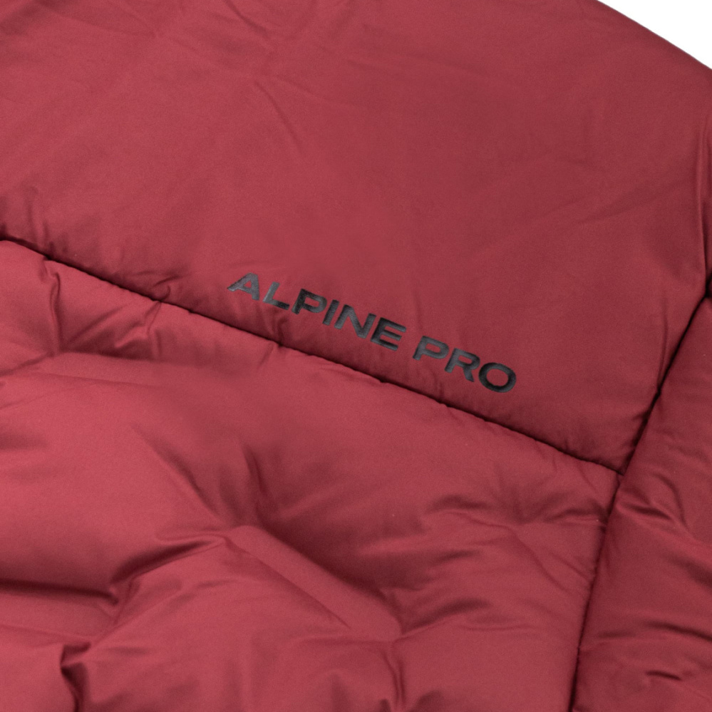 detail ALPINE PRO Mared vínová pánská zimní bunda