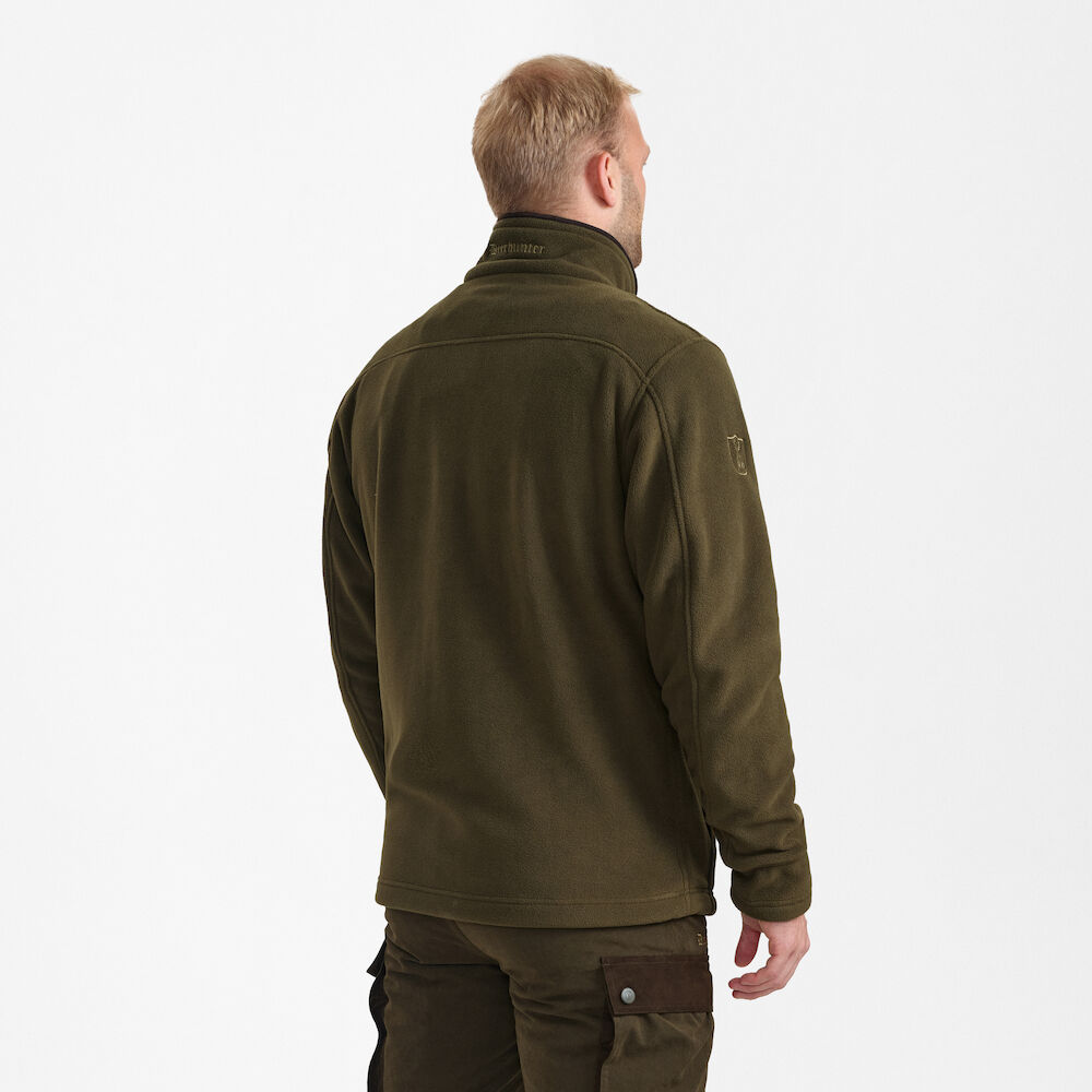 detail Deerhunter Denmark Eagle Fleece olivová pánská outdoor/hunting bunda