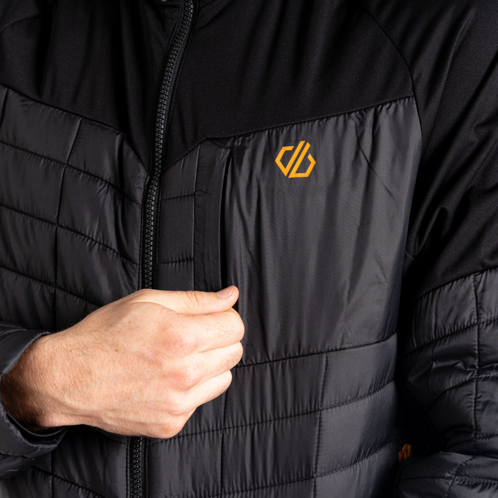 detail DARE2B Mountaineer II Hybrid černá pánská outdoor bunda