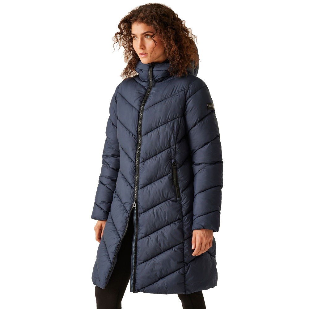 detail REGATTA Andia II modrý dámský zimní kabát