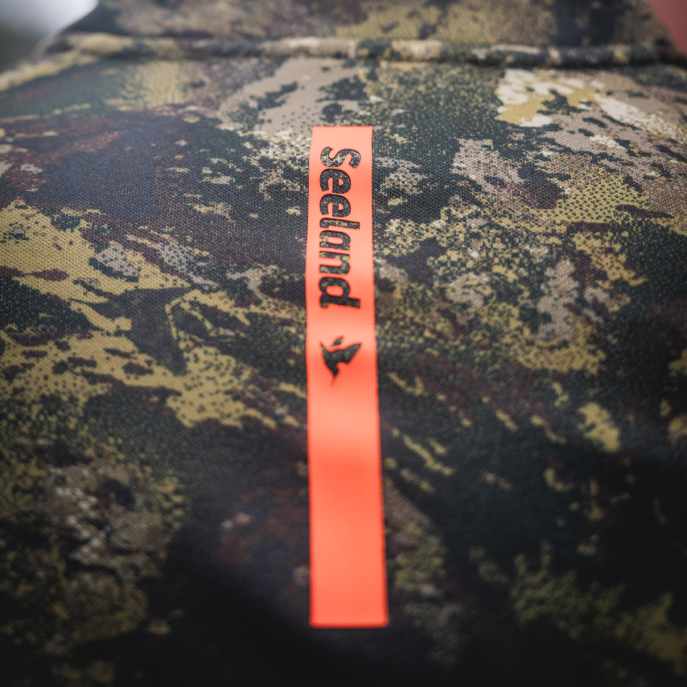detail SEELAND Denmark Tidal Camo bunda outdoor pánská máskáč pohodlný Stretch
