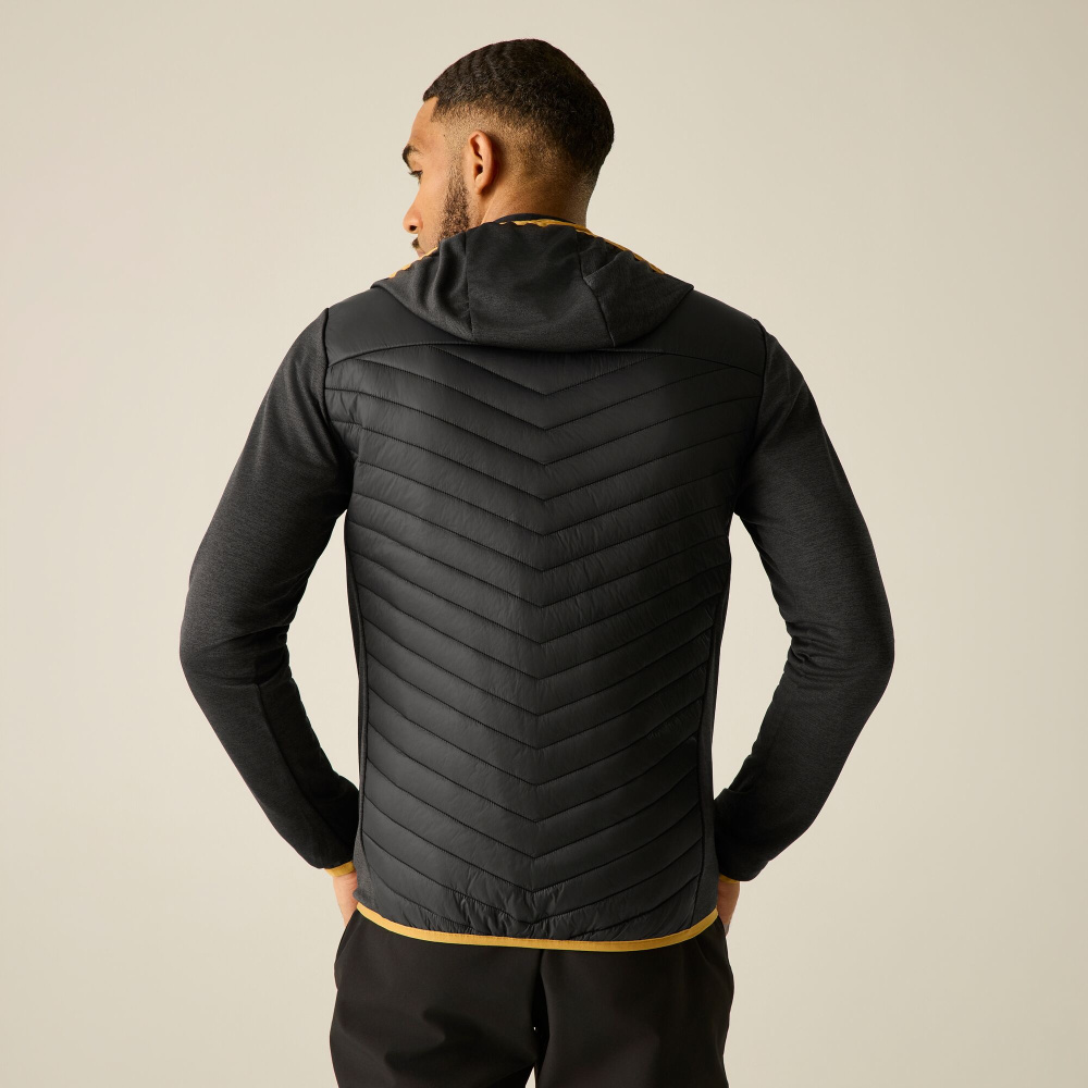detail REGATTA Andreson Hybrid černá pánská celoroční outdoor bunda