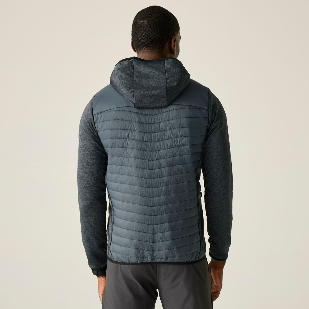 detail REGATTA Andreson Hybrid modrá pánská celoroční outdoor bunda