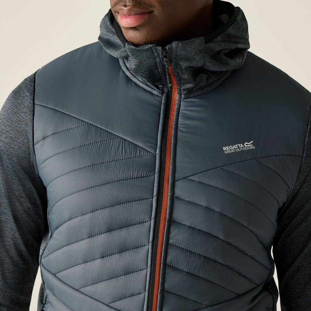 detail REGATTA Andreson Hybrid modrá pánská celoroční outdoor bunda