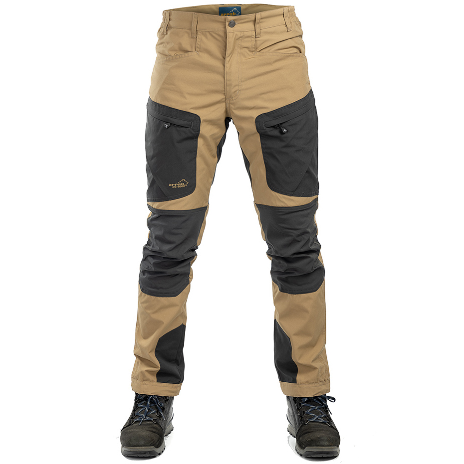 detail ARRAK SWEDEN Active Stretch béžové pánské outdoor kalhoty voděodolné
