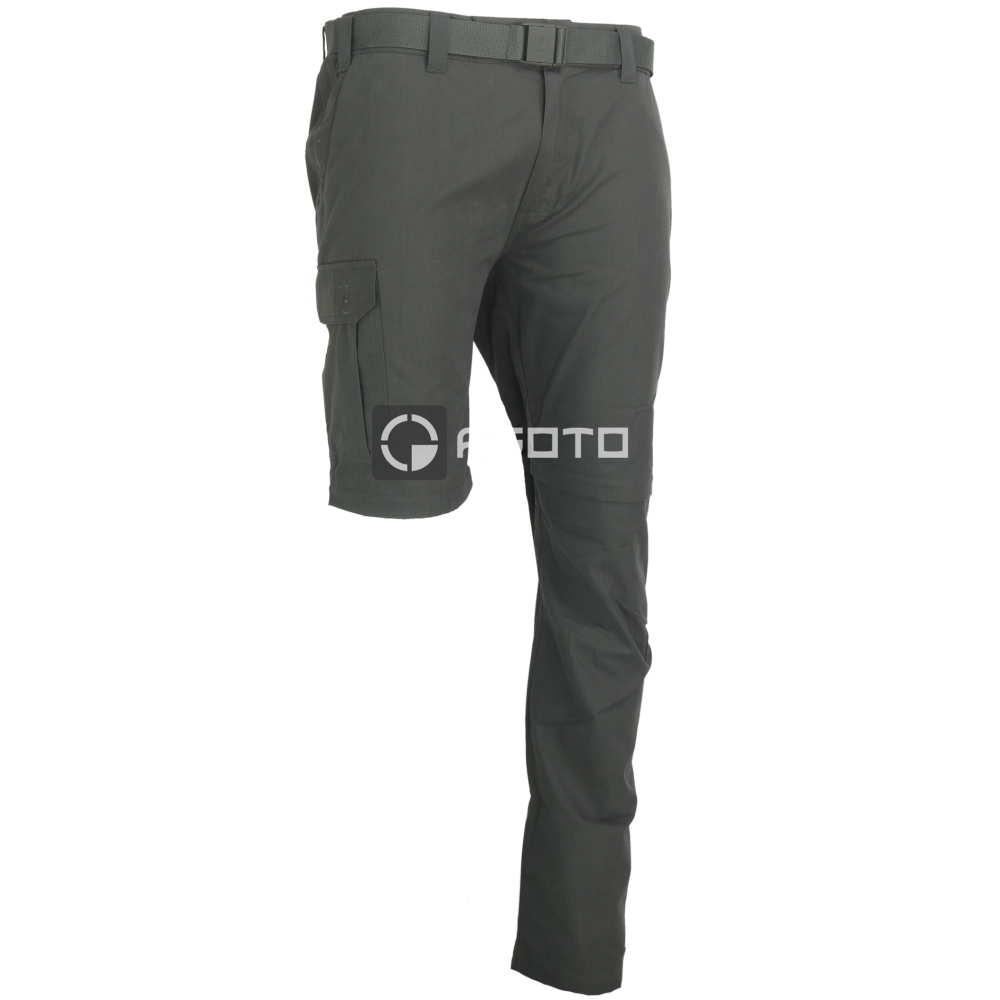 detail Deerhunter Denmark Slogen Zip-Off hnědé pánské outdoor kalhoty 2v1 Výprodej