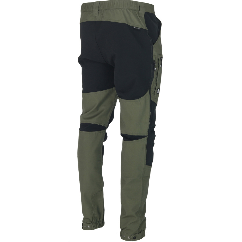 detail Asoto Northsky Sweden WR Stretch Comfort olivové pánské outdoor kalhoty