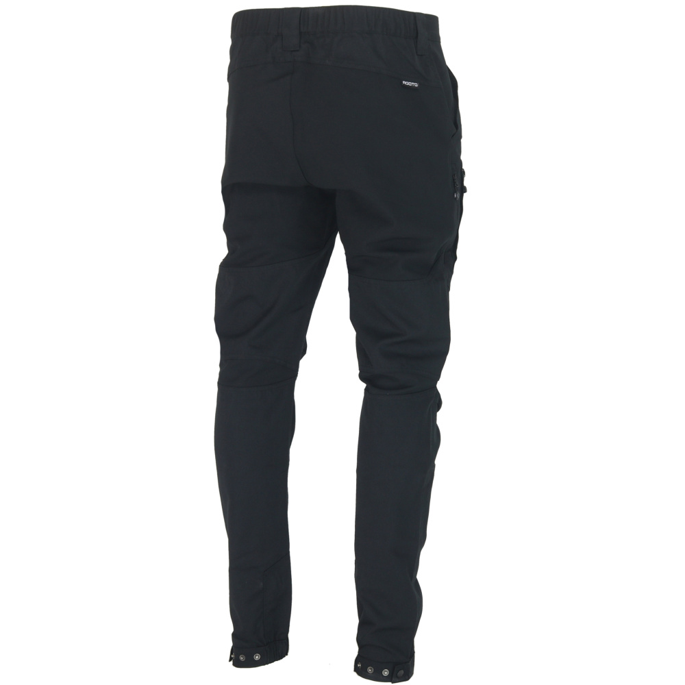 detail Asoto Northsky WR Extra Comfort černé pánské outdoor kalhoty + ponožky Asoto
