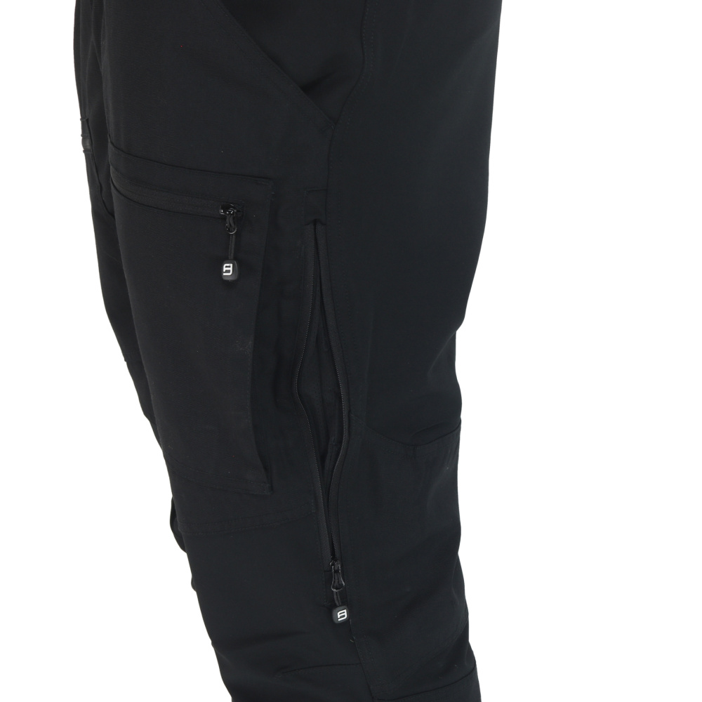 detail Asoto Northsky WR Extra Comfort černé pánské outdoor kalhoty + ponožky Asoto