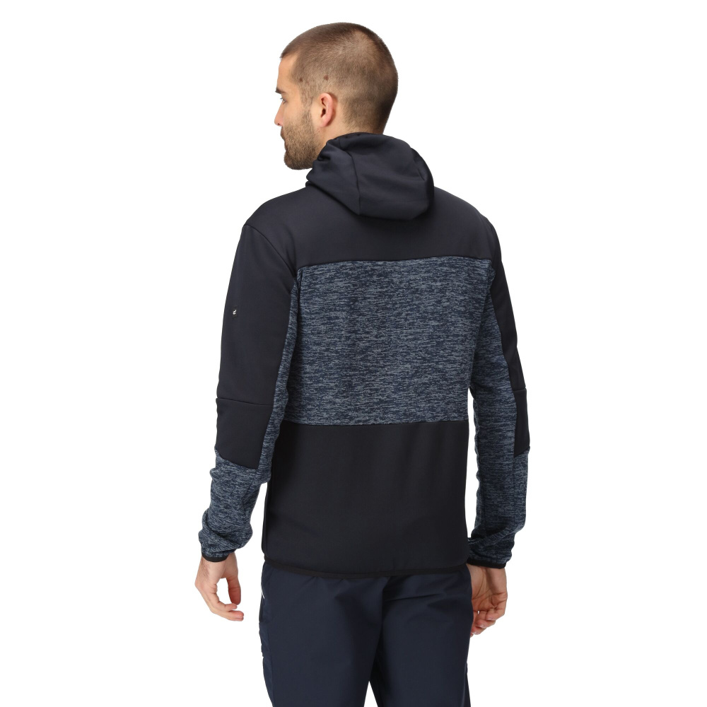 detail REGATTA Cadford V modrá pánská outdoor mikina