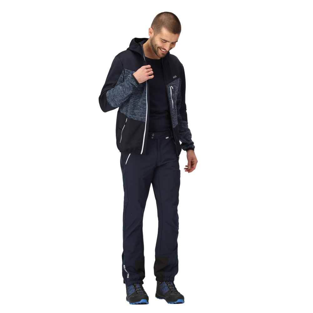 detail REGATTA Cadford V modrá pánská outdoor mikina