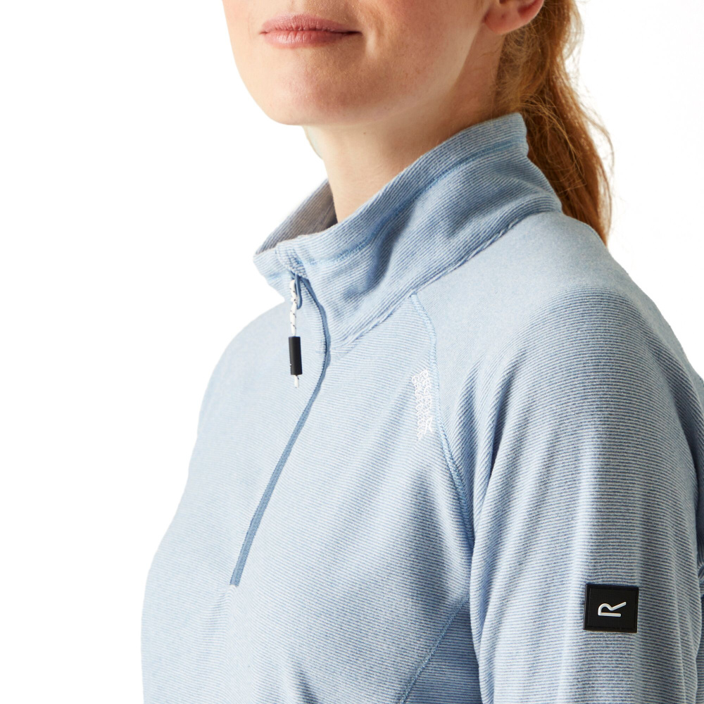 detail REGATTA Womens Montes modrá dámská outdoor mikina kr.zip