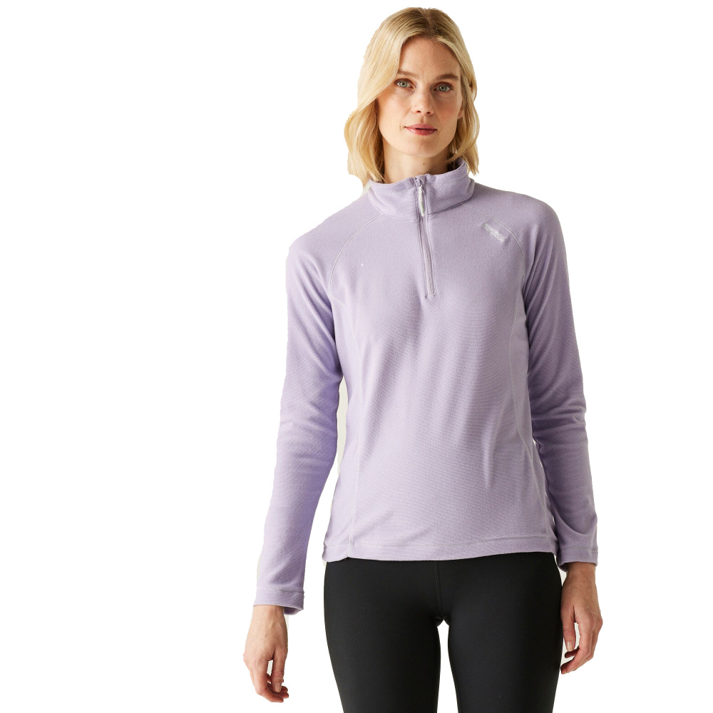 detail REGATTA Womens Montes fialová dámská outdoor mikina kr.zip