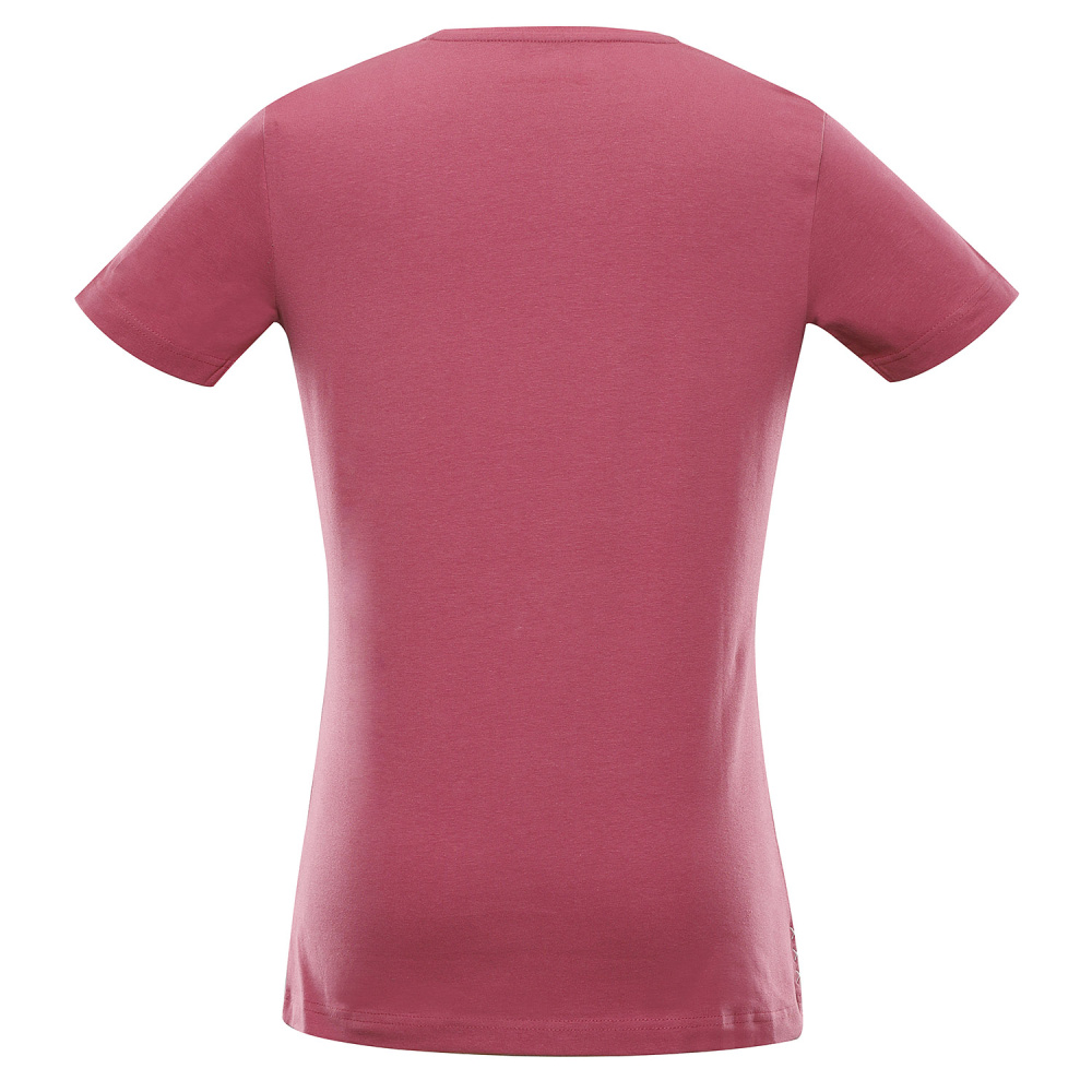 detail ALPINE PRO Allona růžové dámské triko stretch