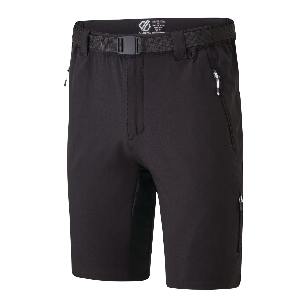 detail DARE2B Disport II černé pánské outdoor lehké kraťasy