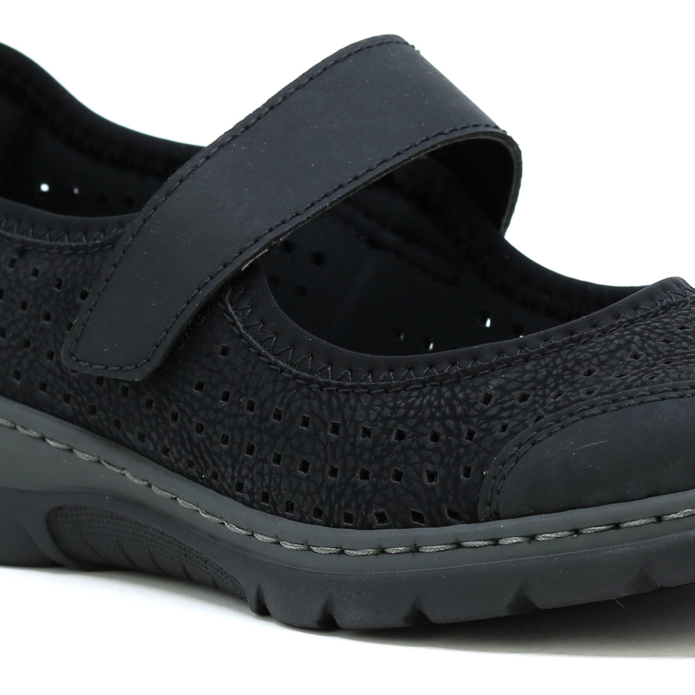 detail RIEKER L32B5-00 dámská letní polobotka