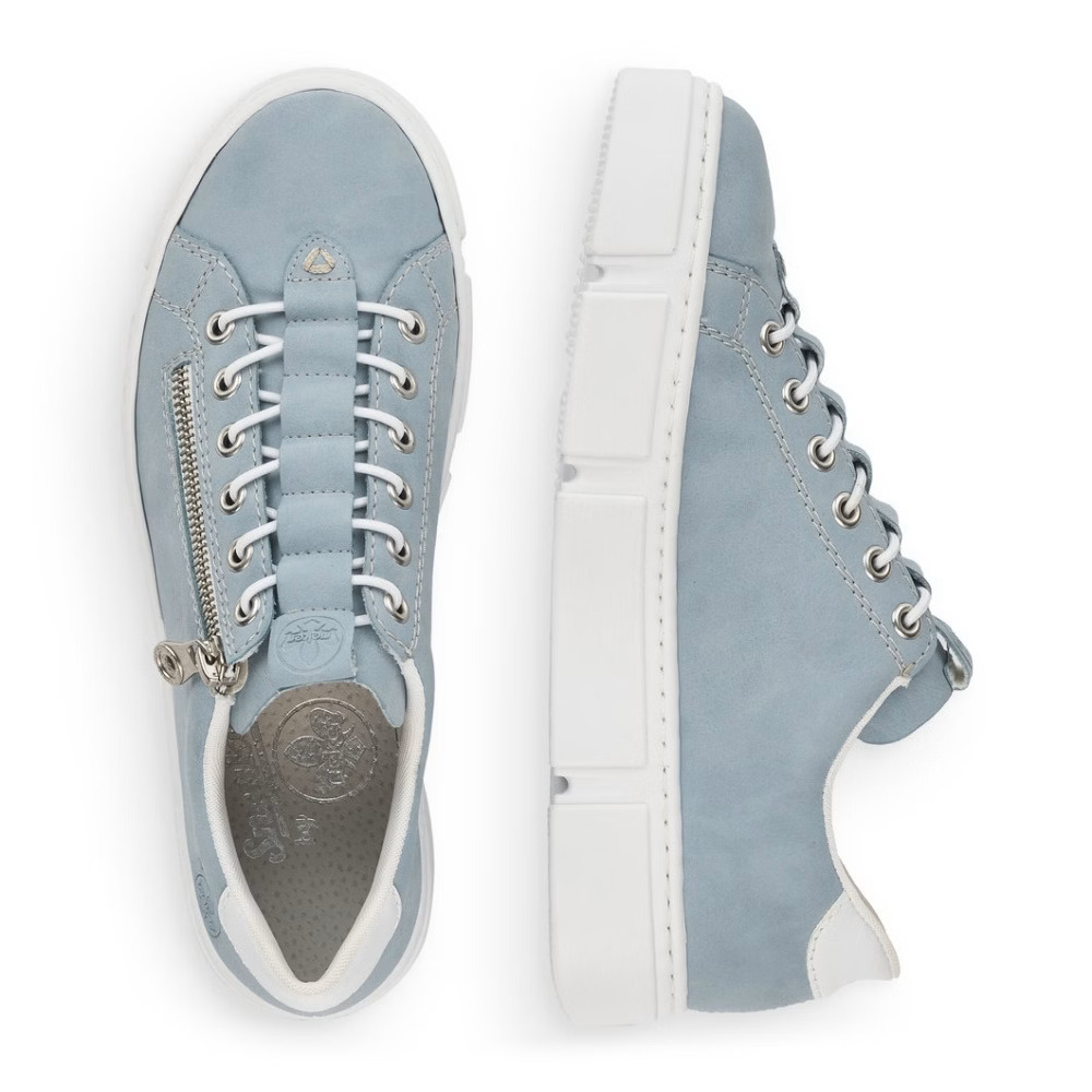 detail RIEKER N5952-10 modré dámské tenisky