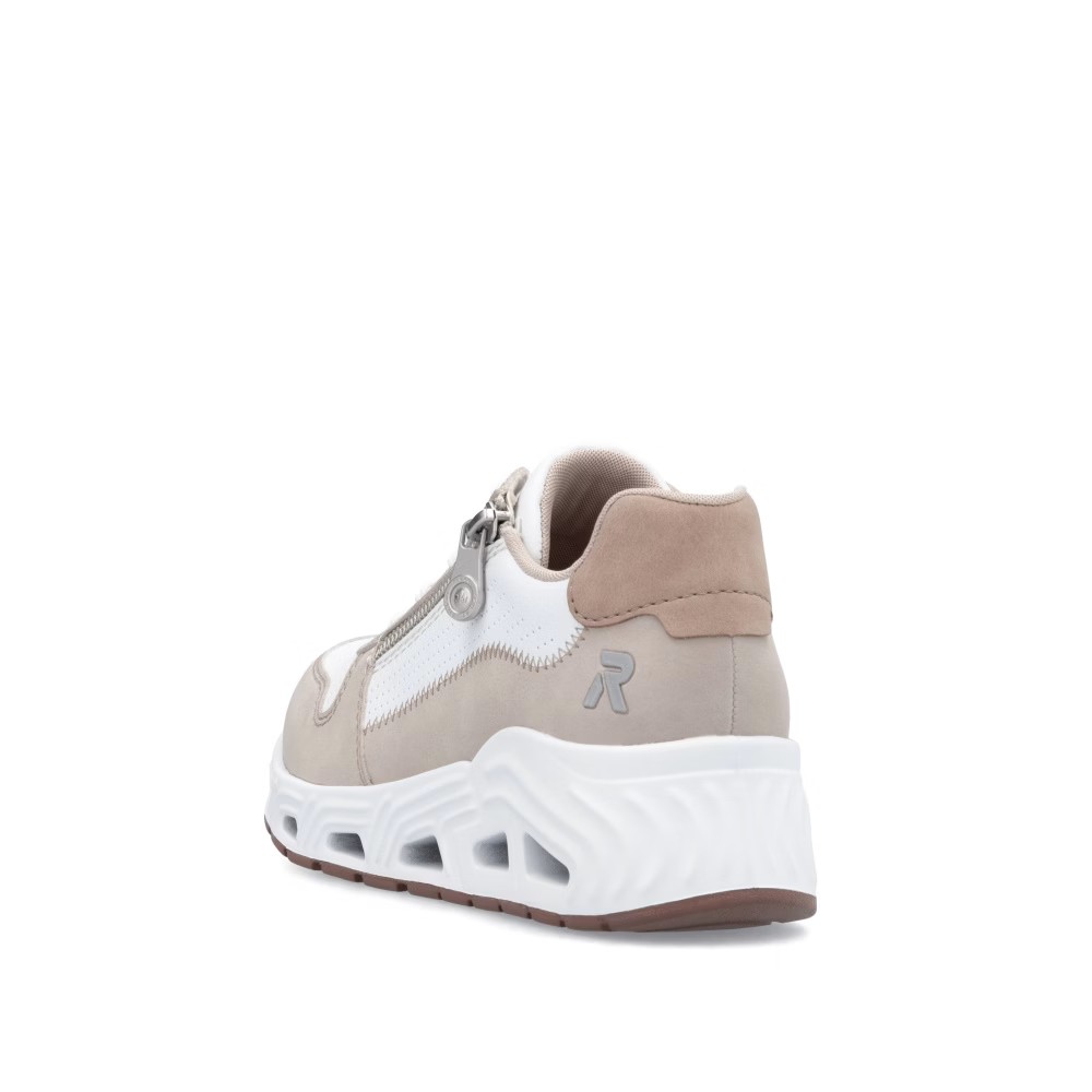 detail RIEKER N5204-80 bílé dámské tenisky