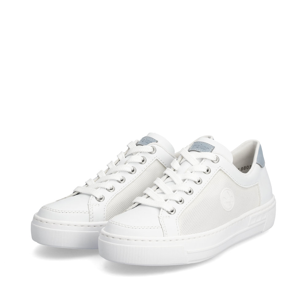 detail RIEKER L8803-80 bílé dámské tenisky