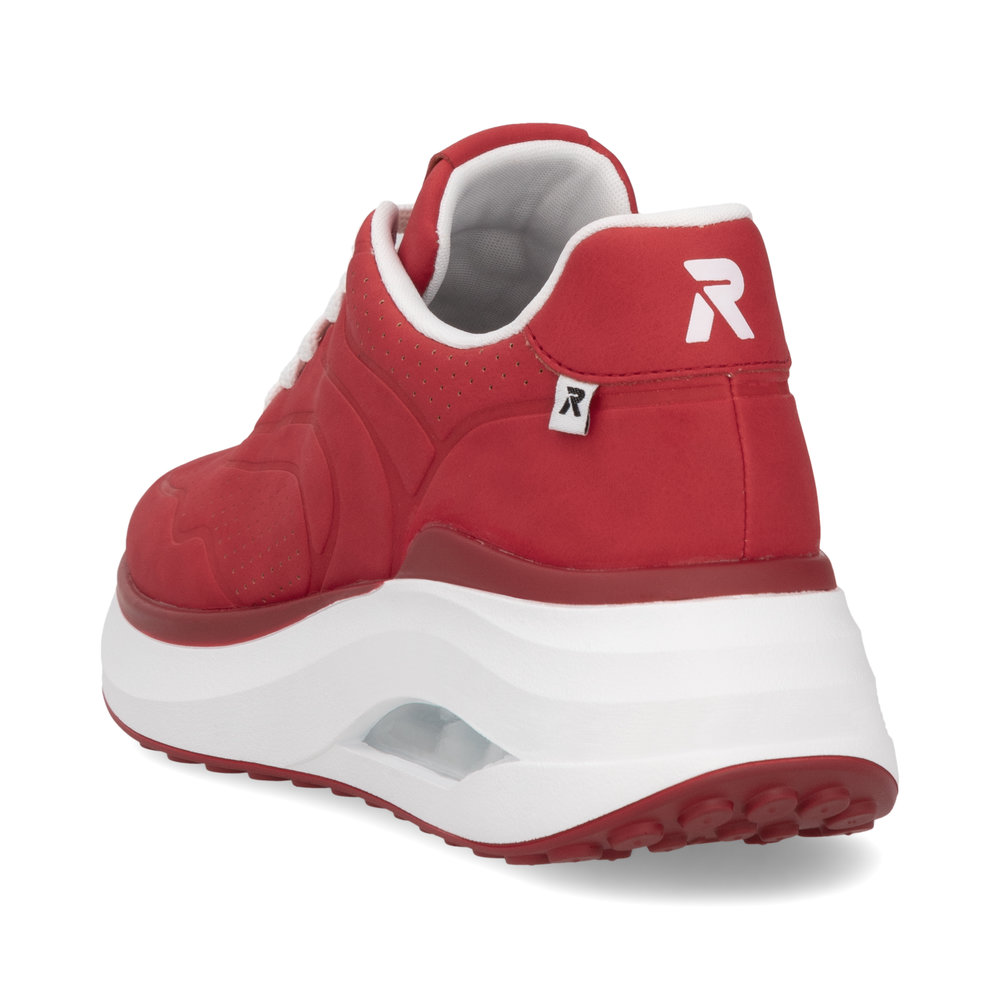 detail RIEKER W2700-33 červené dámské tenisky