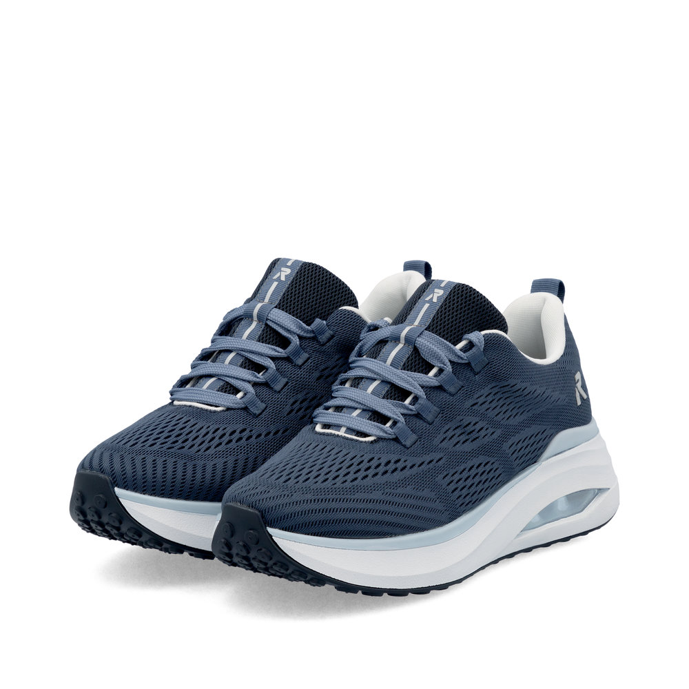 detail RIEKER W2701-14 modré dámské vzdušné tenisky