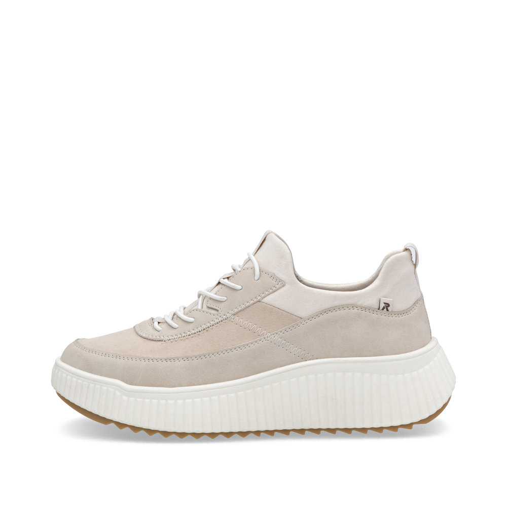 detail RIEKER W1703-62 béžové dámské tenisky