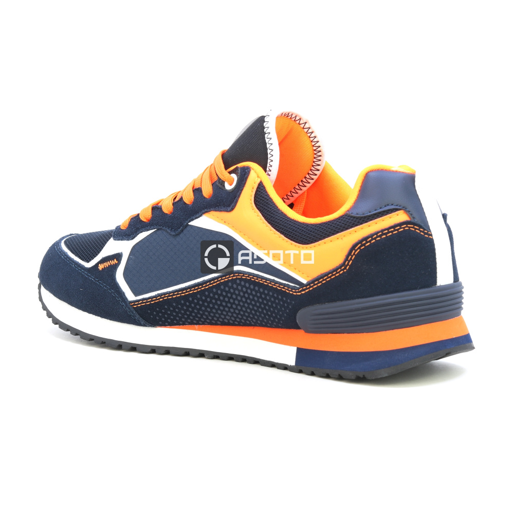 detail SPARCO S-Road BM modré pánské pohodlné tenisky do města, moderní vzhled