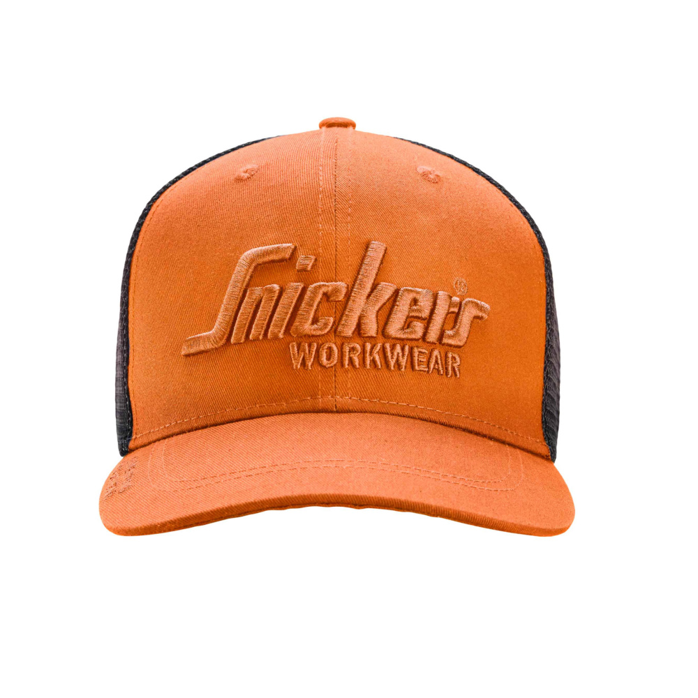 detail SNICKERS Trucker Cap oranžová pánská kšiltovka