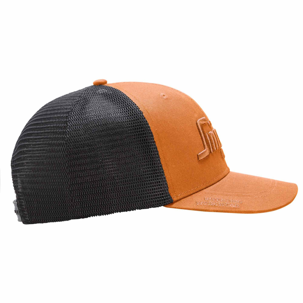 detail SNICKERS Trucker Cap oranžová pánská kšiltovka