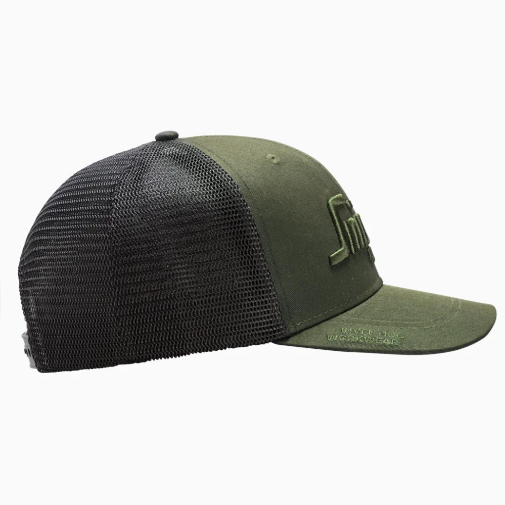 detail SNICKERS Trucker Cap zelená pánská kšiltovka