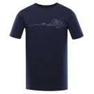 náhled ALPINE PRO Nord Stretch modré pánské outdoor triko
