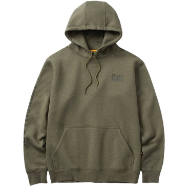 CATERPILLAR Trademark sv. zelená pánská mikina