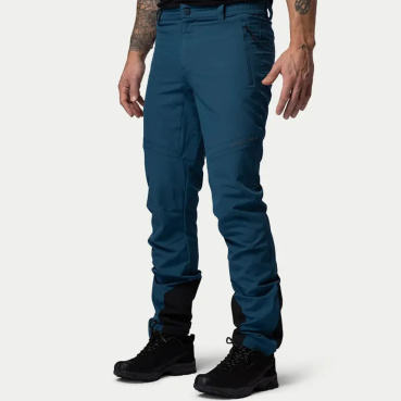 Beyond Nordic Sweden BN012 modré pánské lehké oudoor kalhoty, stretch H2O