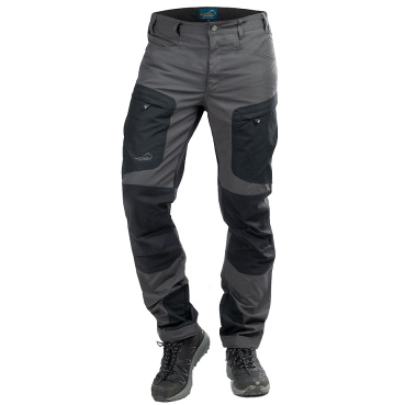 ARRAK Sweden Active šedé pánské outdoor kalhoty voděodolné a pohodlné Stretch