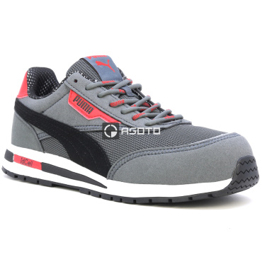 PUMA Rider Grey Low S1PS ESD šedá pánská pracovní obuv