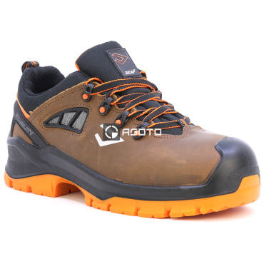 BICAP Seal Low S3 hnědá pánská pracovní obuv + ventilační systém Pro Air