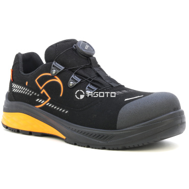 SIXTON Mabloo S3S černá pánská pracovní obuv, rychlozavazování BOA®, Vibram®
