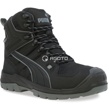 PUMA Yosemite BLK CTX MID O2 černá pánská pracovní obuv + Coa.Tex membrána