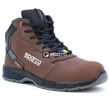 SPARCO Targa-H S3 ESD hnědá pánská pracovní obuv