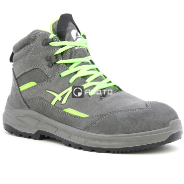ALBATROS Vector MID S3 šedá pánská pracovní obuv kožená pohodlná a moderní