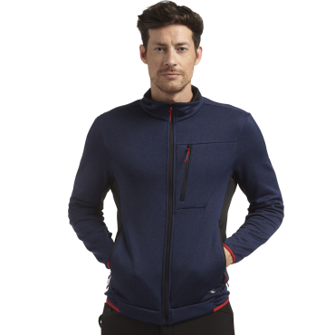 DIADORA Techno Polar fleece Stretch modrá pánská zimní mikina