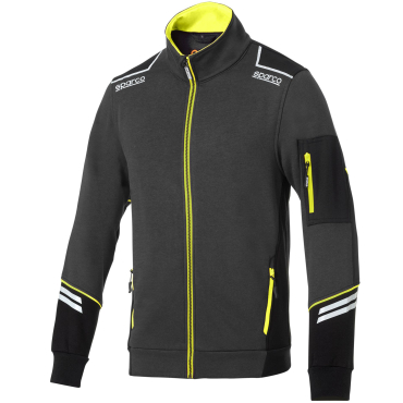 SPARCO Alabama Tech Full Zip šedá pánská mikina