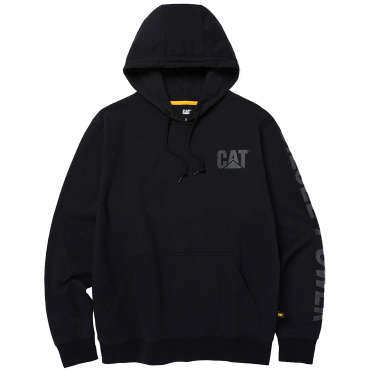CATERPILLAR Power černá pánská mikina, pohodlná pro celoroční nošení