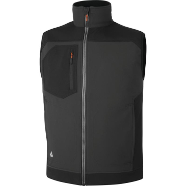 DELTA Holen šedá pánská softshell pracovní vesta